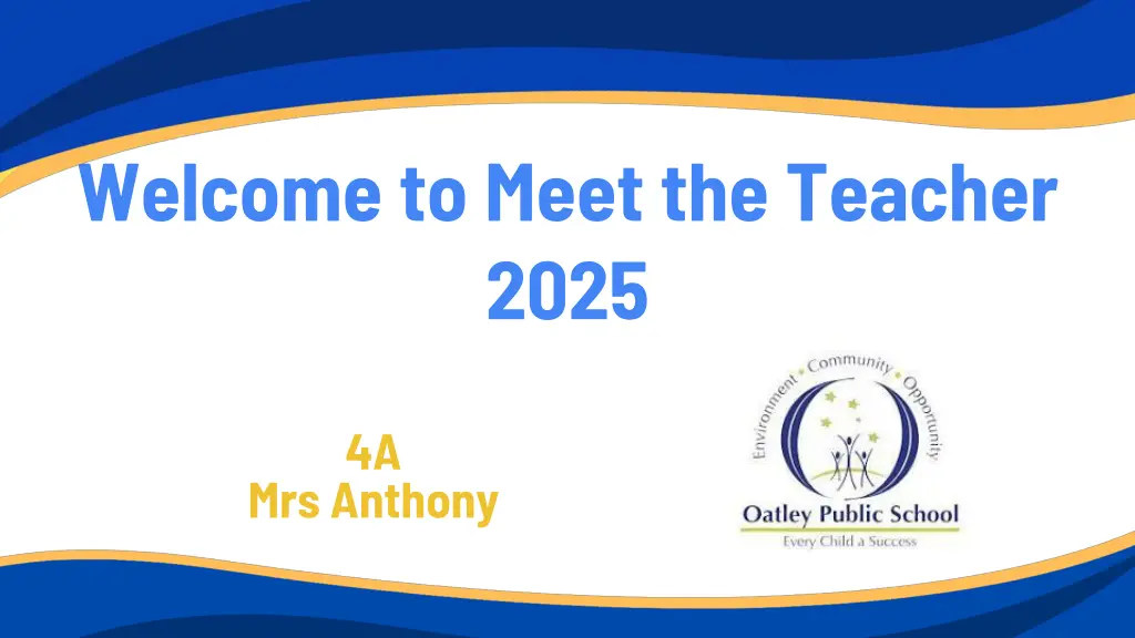 welcome to meet the teacher 2025
