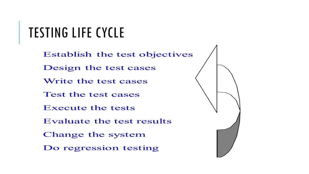 testing life cycle