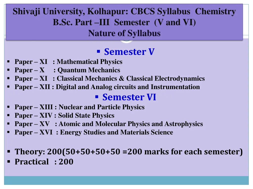 shivaji university kolhapur cbcs syllabus