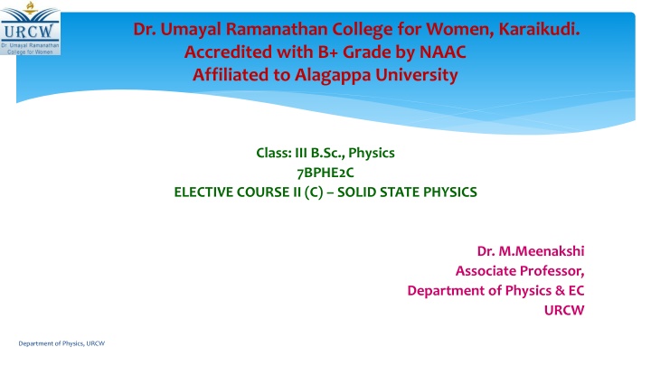 dr umayal ramanathan college for women karaikudi