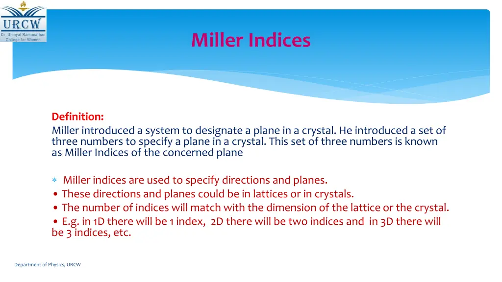 miller indices