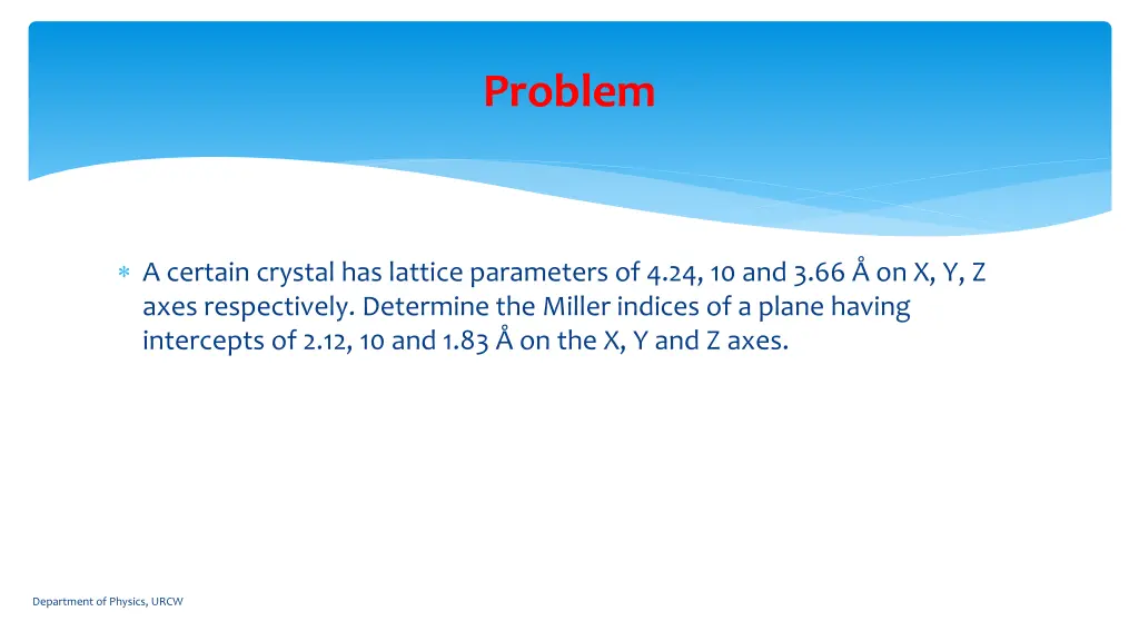 problem