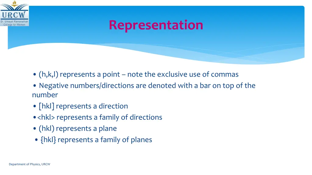 representation