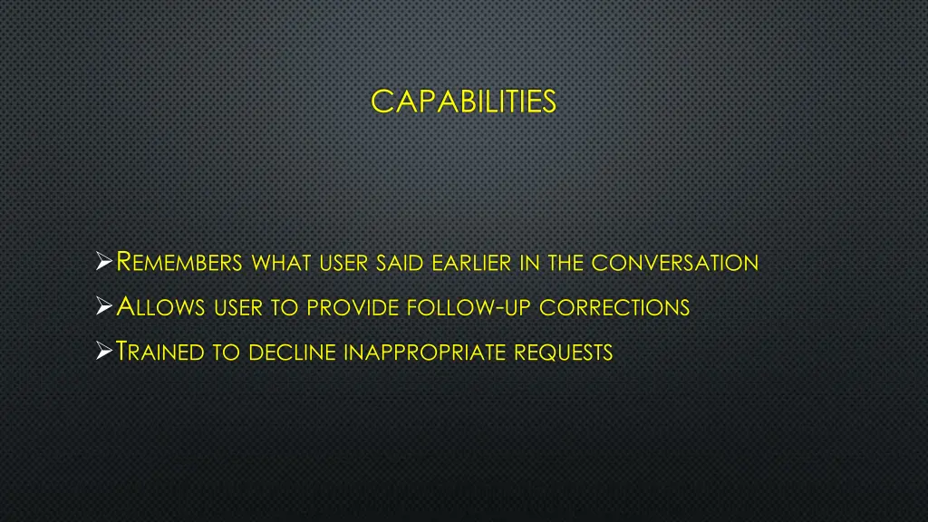 capabilities