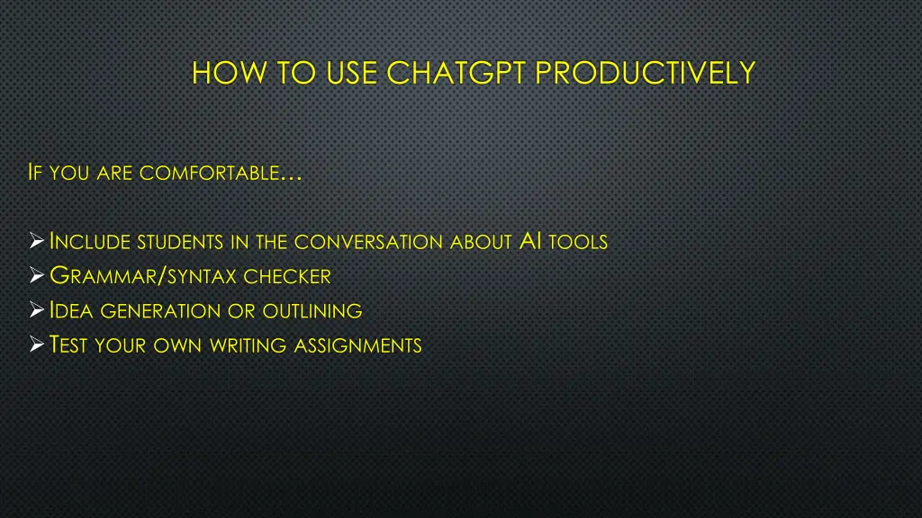 how to use chatgpt productively