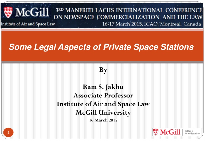 some legal aspects of private space stations