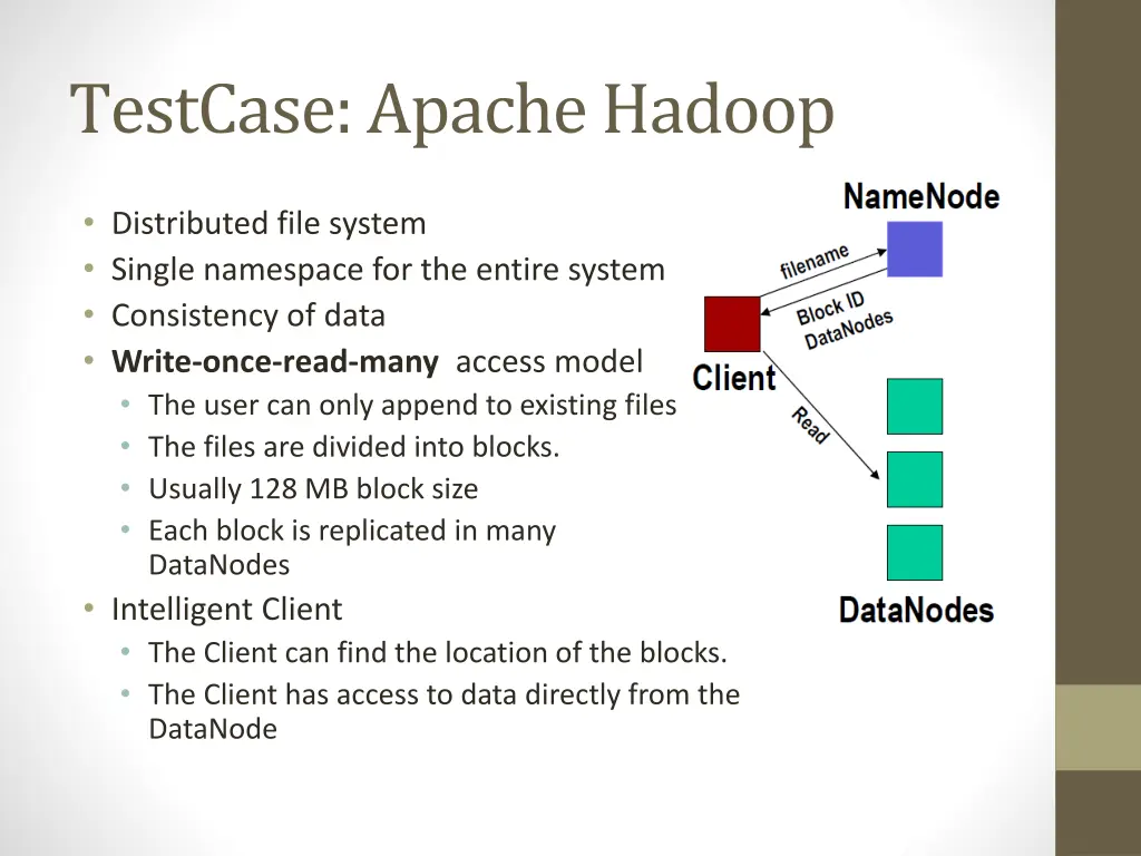 estcase apache hadoop 2