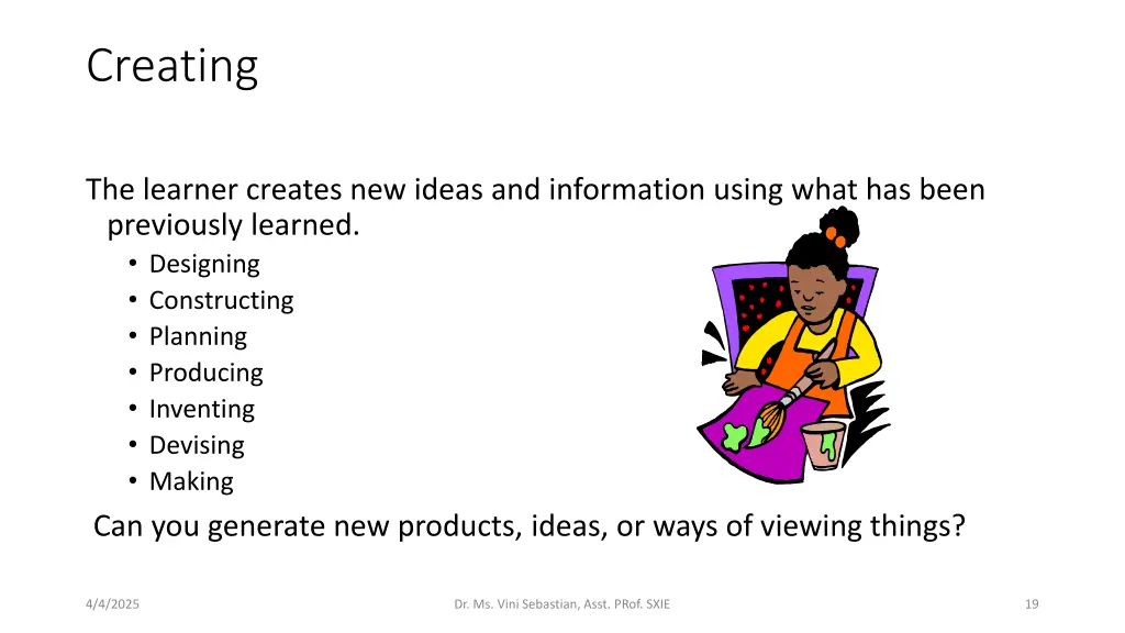 creating 1