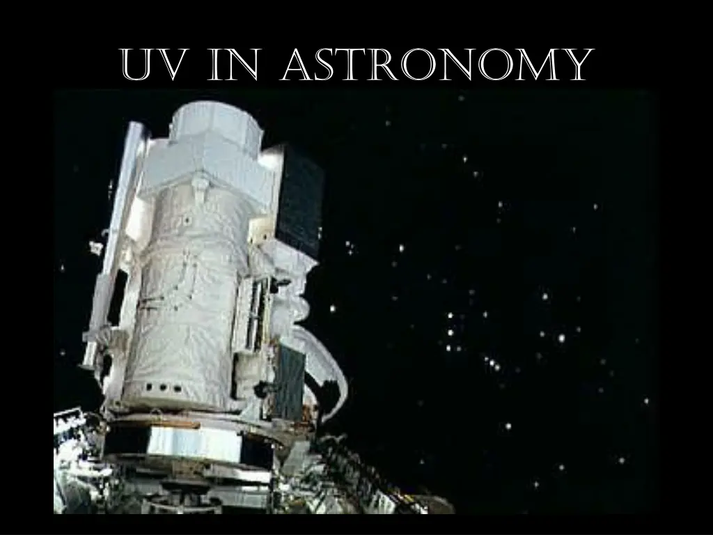 uv in astronomy