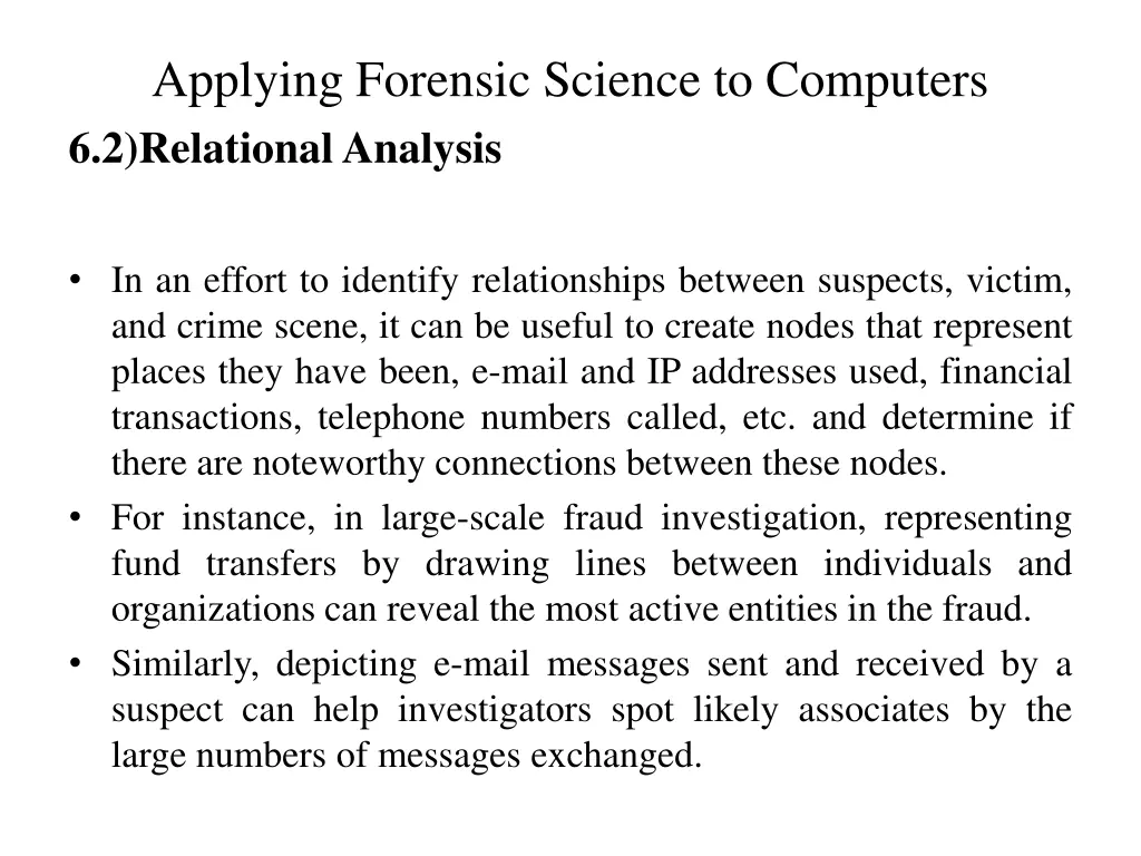 applying forensic science to computers 2