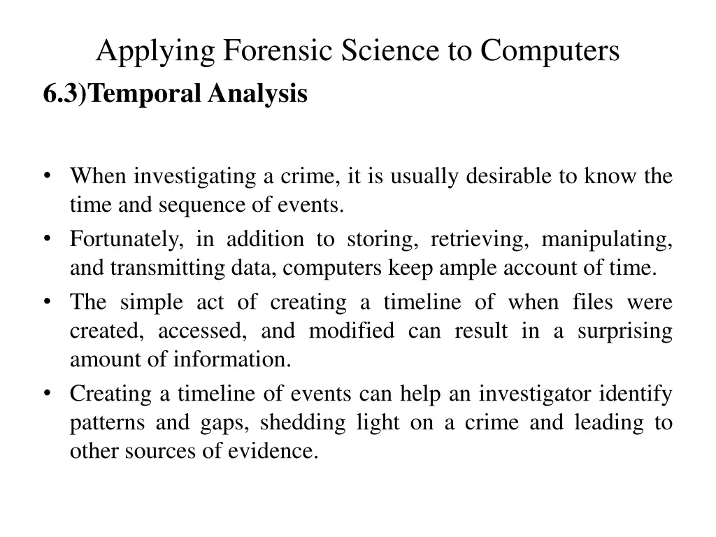 applying forensic science to computers 3