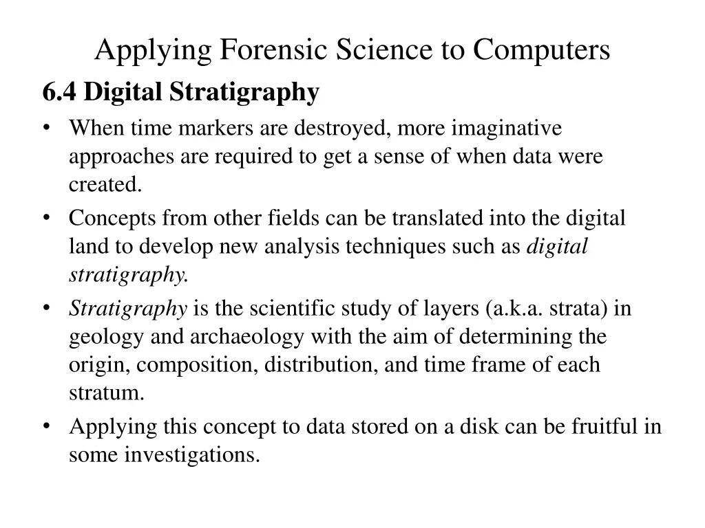 applying forensic science to computers 5