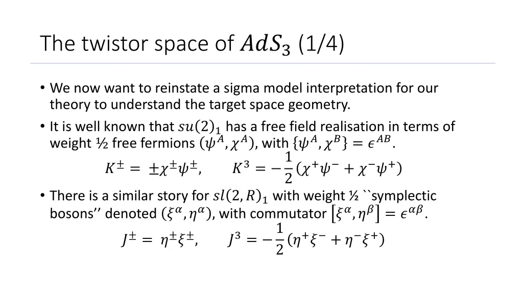 the twistor space of 3 1 4