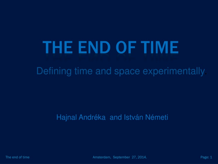 the end of time