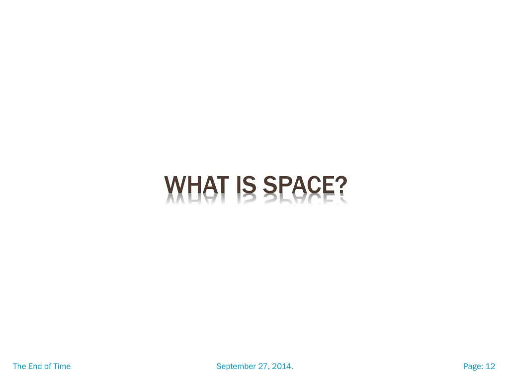 what is space
