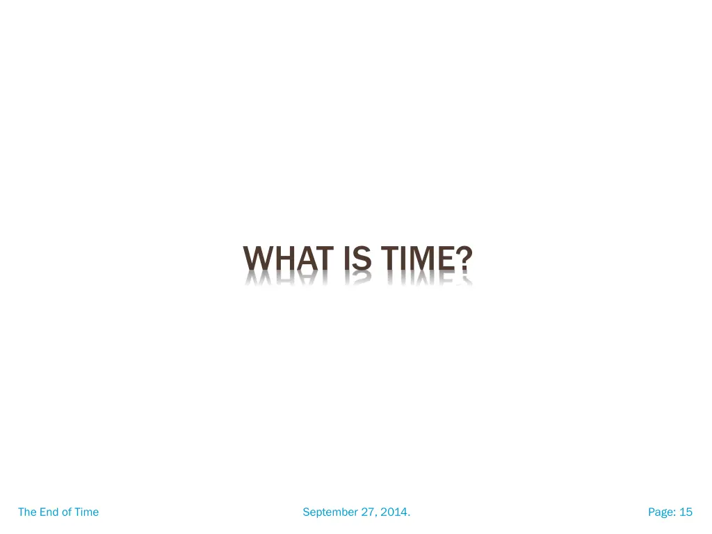 what is time