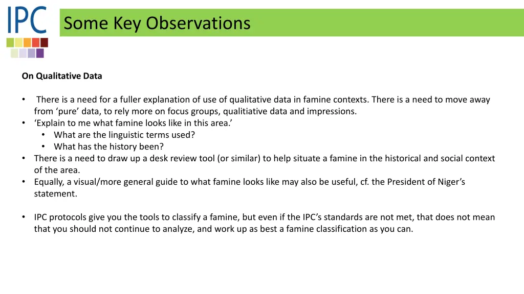 some key observations 3