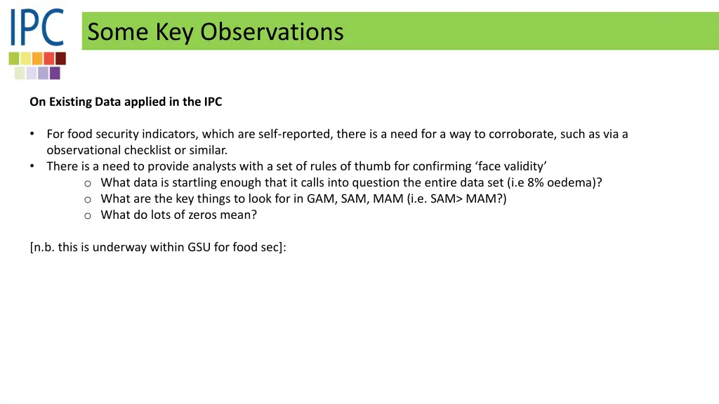some key observations 5