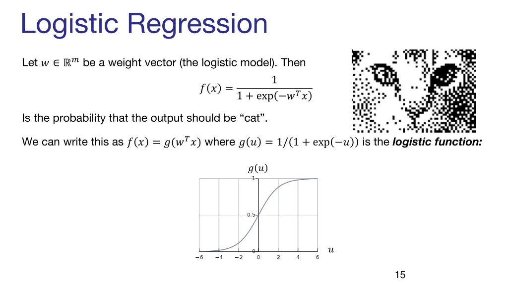 logistic regression 1