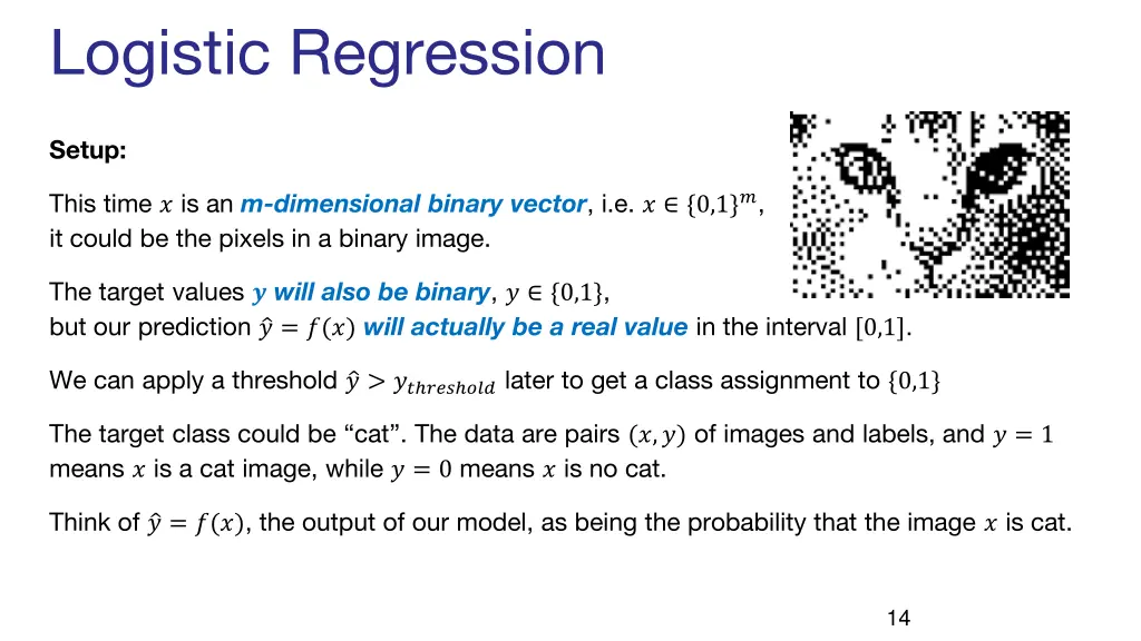 logistic regression