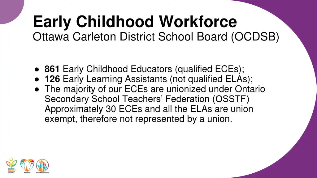 early childhood workforce ottawa carleton