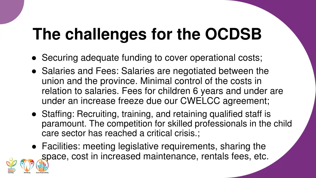 the challenges for the ocdsb 1