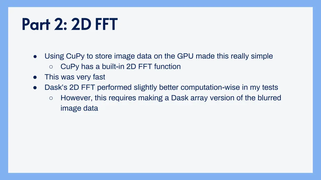 part 2 2d fft part 2 2d fft