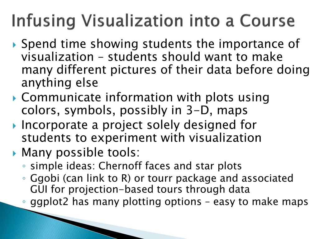 spend time showing students the importance