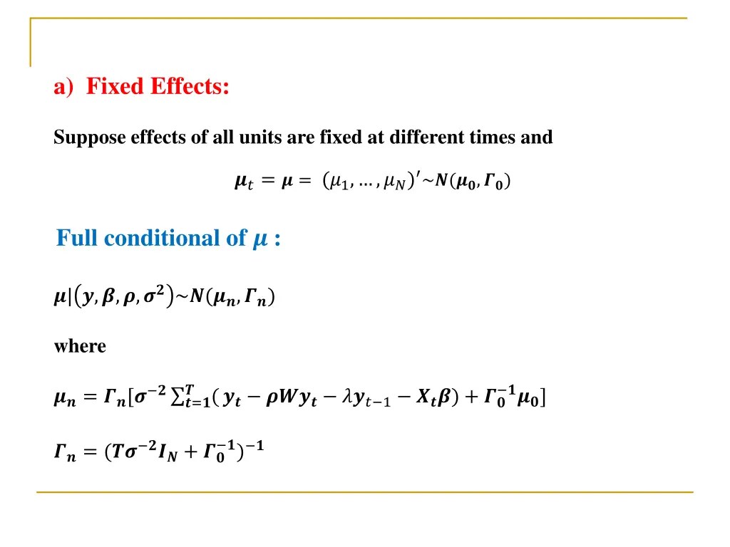 a fixed effects 1