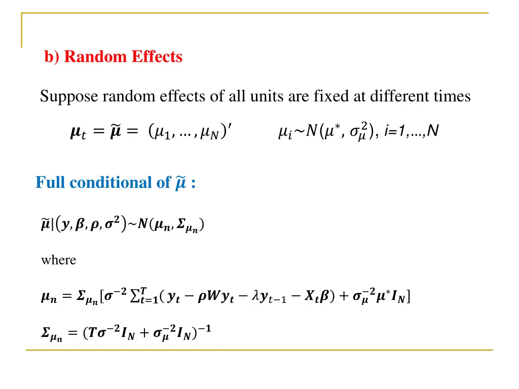 b random effects 1