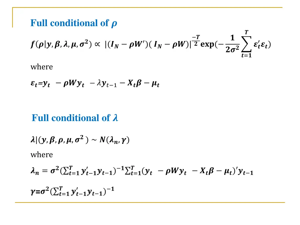 full conditional of 3
