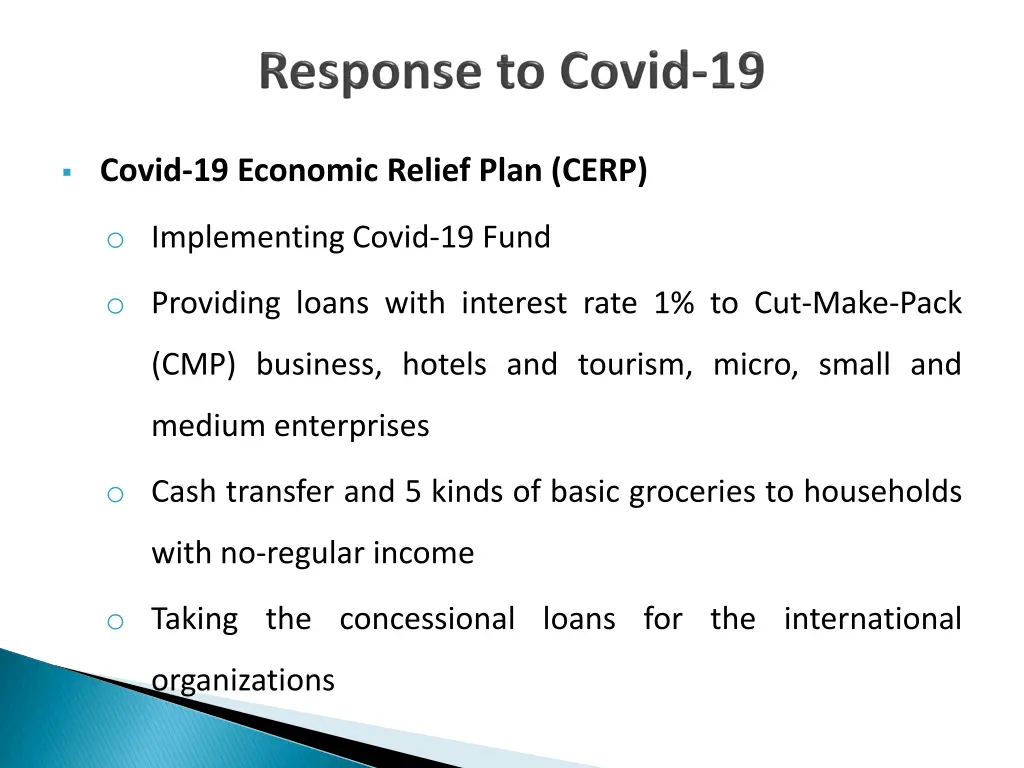 covid 19 economic relief plan cerp