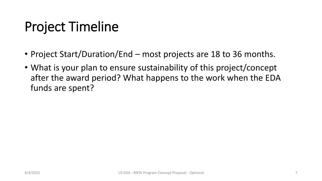 project timeline project timeline