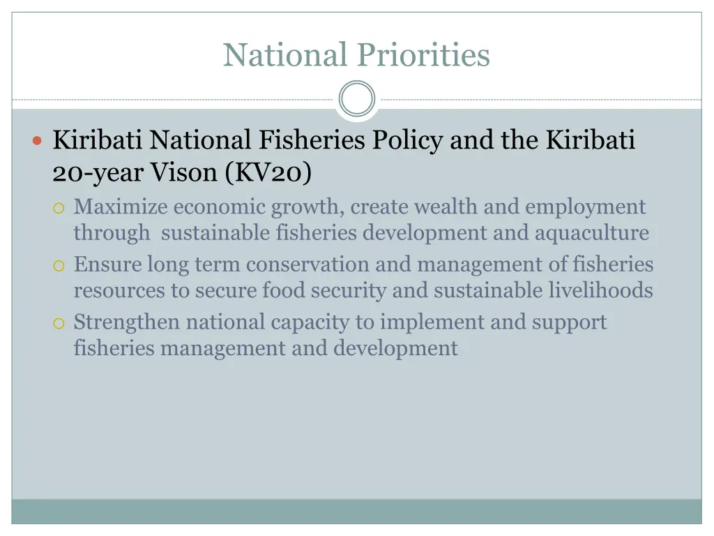 national priorities