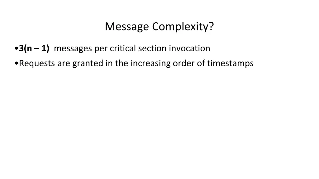 message complexity 1