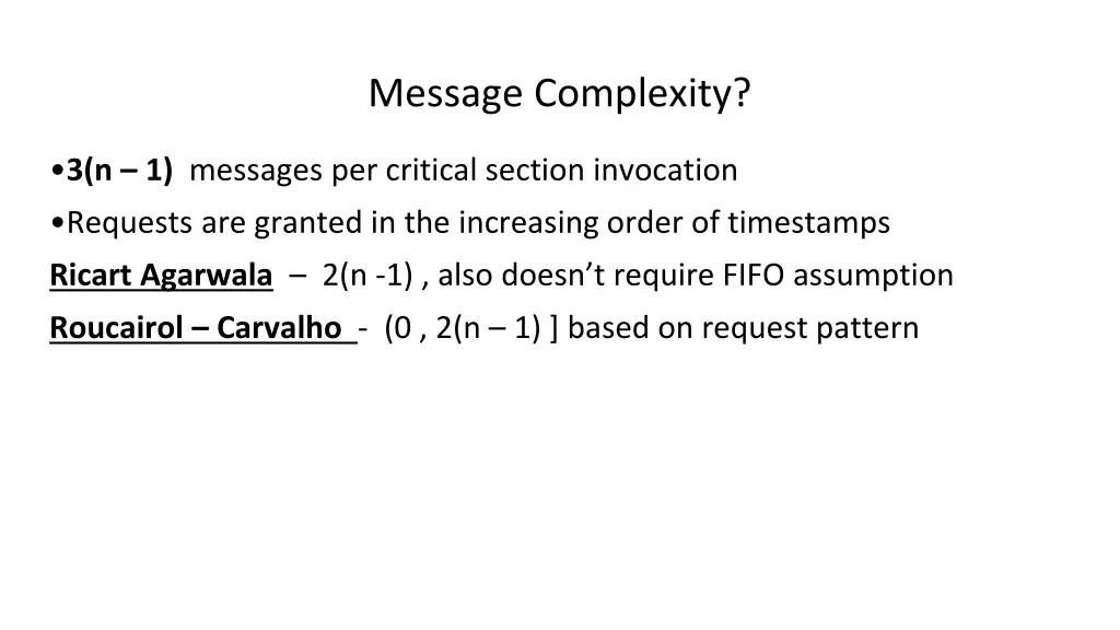 message complexity 2