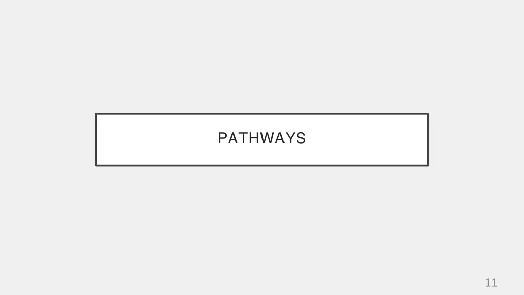 pathways