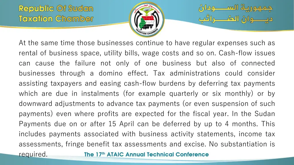 at the same time those businesses continue