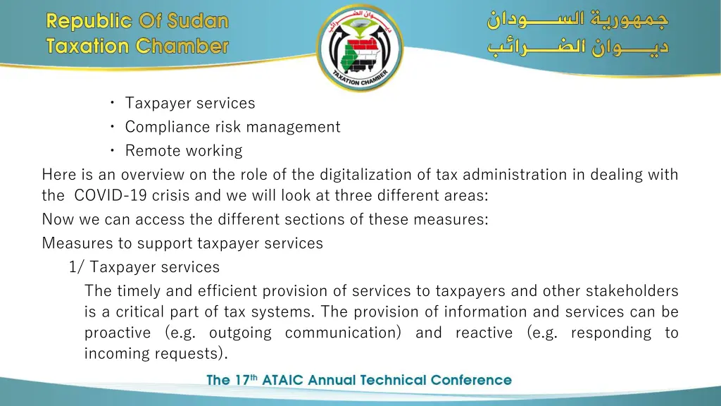 taxpayer services compliance risk management