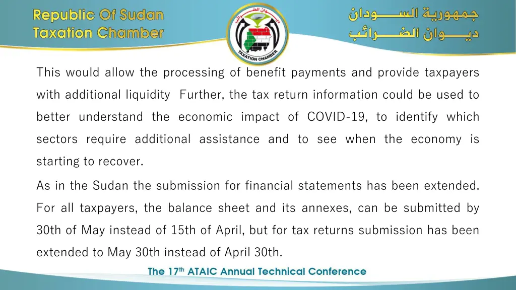 this would allow the processing of benefit