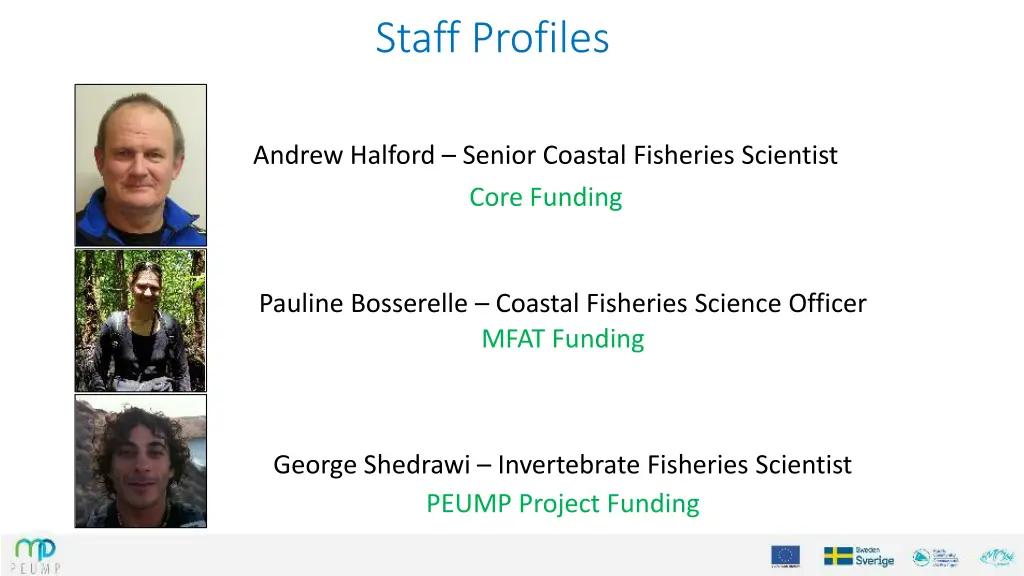 staff profiles