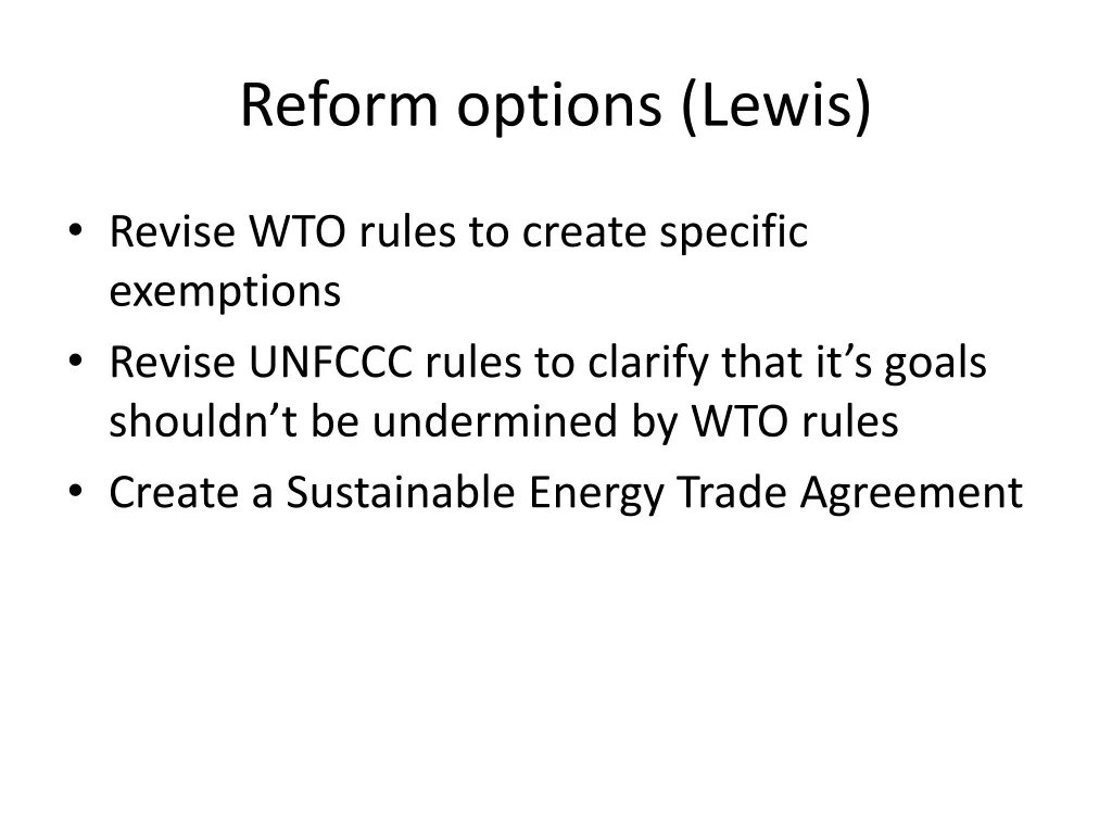 reform options lewis