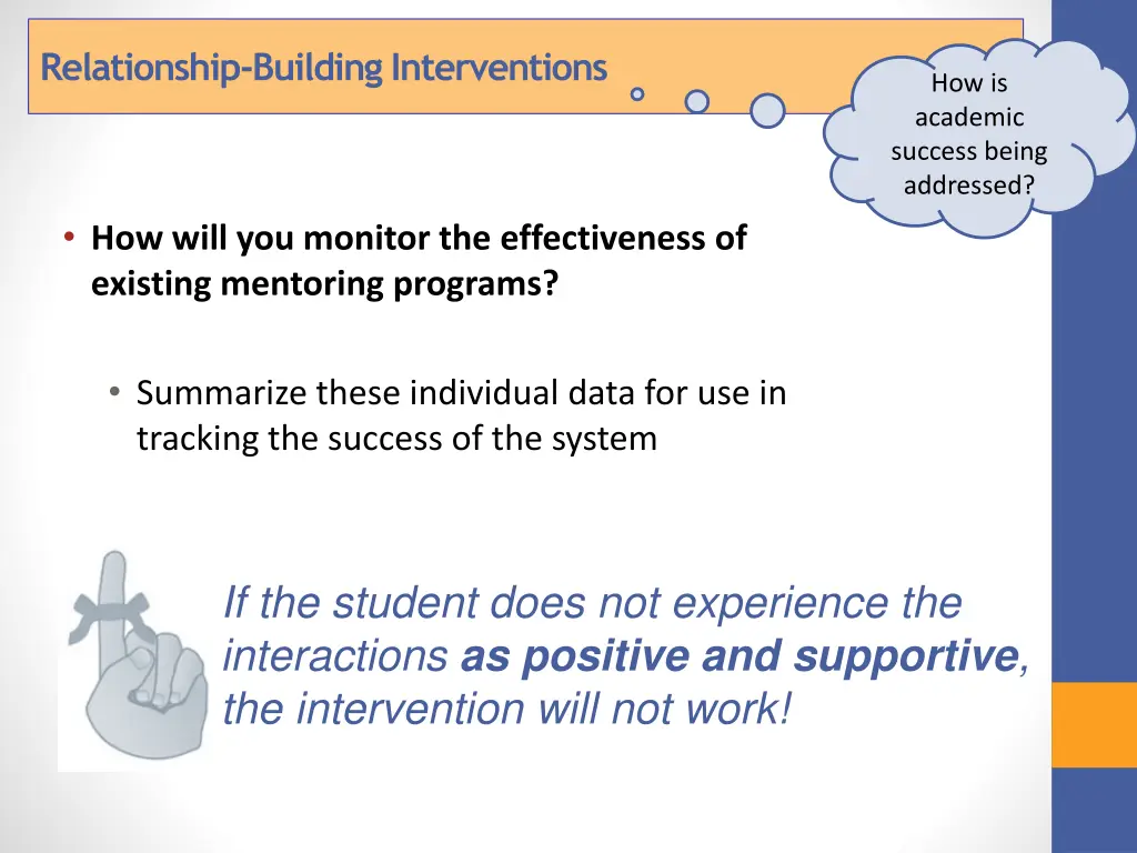 relationship building interventions 2