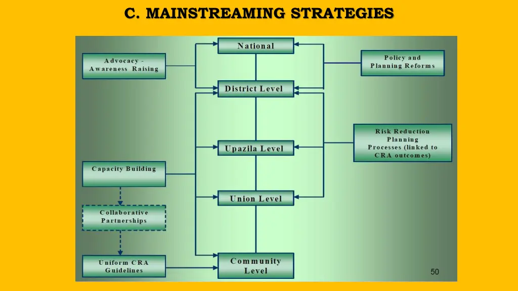 c mainstreaming strategies
