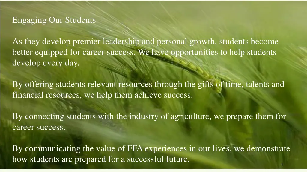 engaging our students