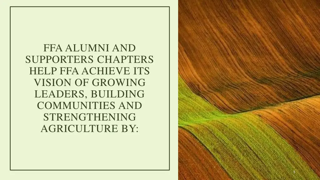 ffa alumni and supporters chapters help