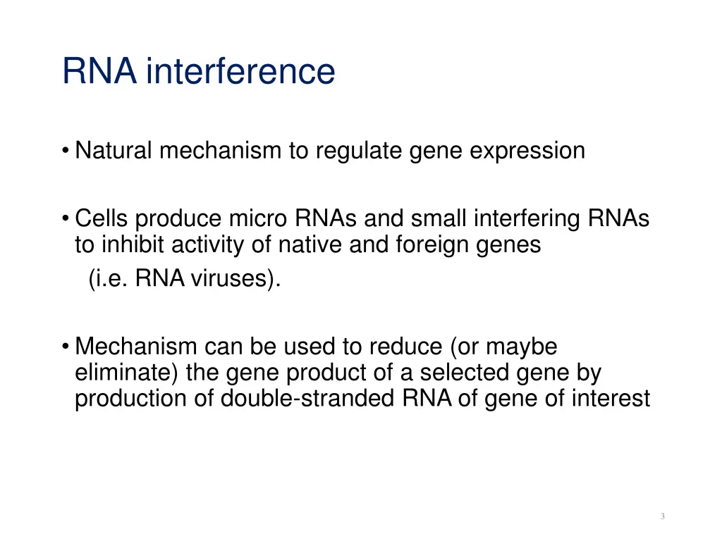 rna interference
