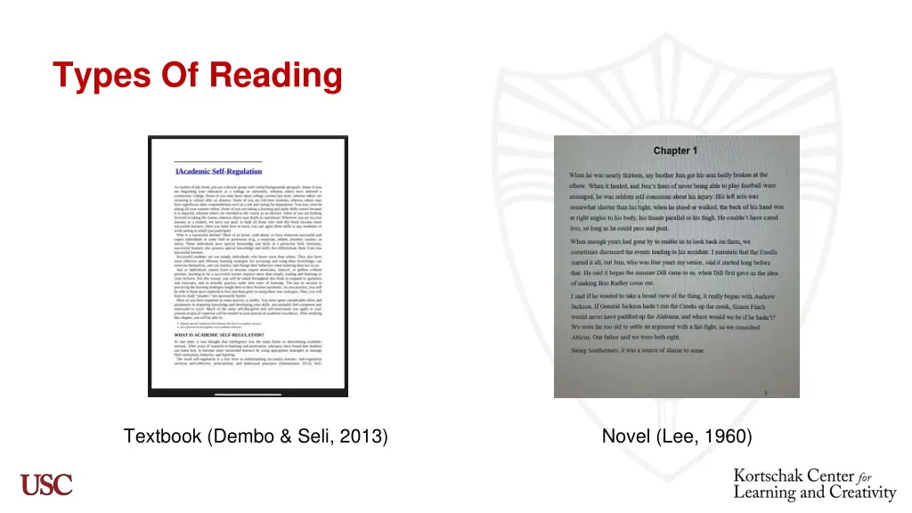 types of reading