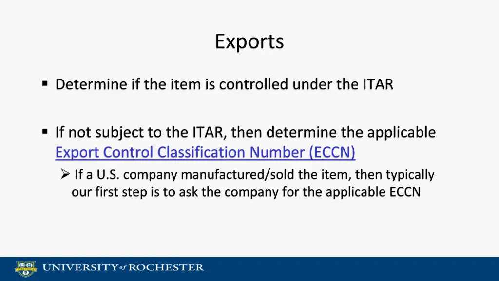 exports