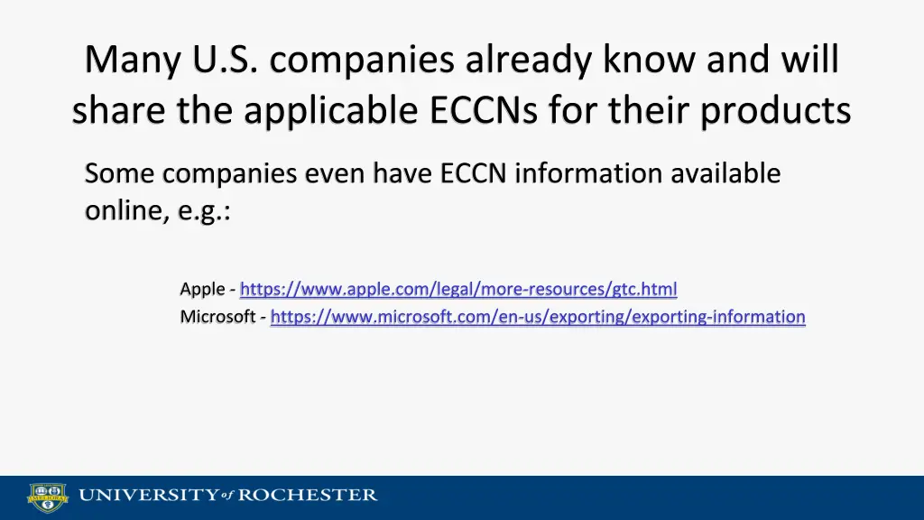 many u s companies already know and will share
